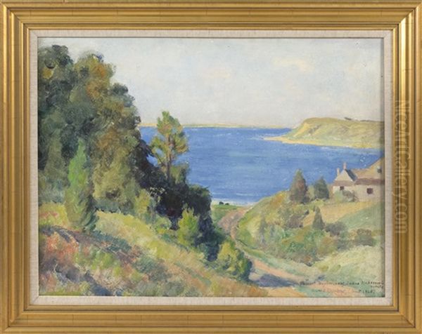 Pleasant Bay From Near Joshua Nickerson's Estate, Providing A View Of Chatham, Massachusetts - view 1