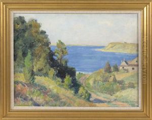 Pleasant Bay From Near Joshua Nickerson's Estate, Providing A View Of Chatham, Massachusetts