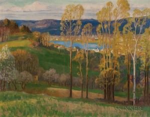 Autumn Landscape, Possibly Oyster River, Chatham