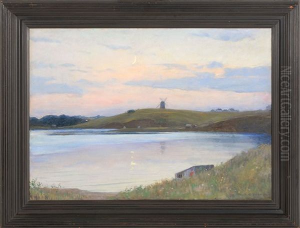 Moonlight Over The Mill Pond, Chatham, Massachusetts - view 1