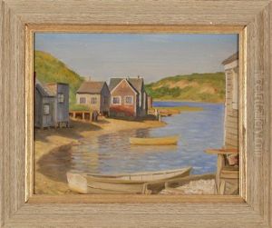 Fishing Shacks On The Eel River. Chatham, Massachusetts by Harold C. Dunbar
