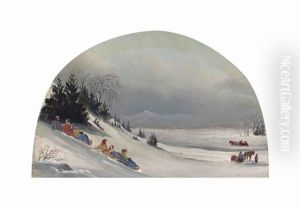 Tobogganing Near Montreal by James D. Duncan