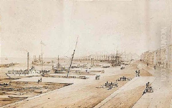 Steamboat Wharf, Montreal Harbour - view 1