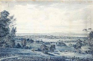 View Of Montreal From The Mountain by James D. Duncan
