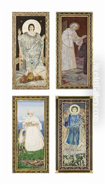 Four Panels From The Sneaton Castle Altarpiece - view 1