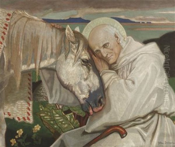St. Columba Bidding Farewell To The Old Horse - view 1