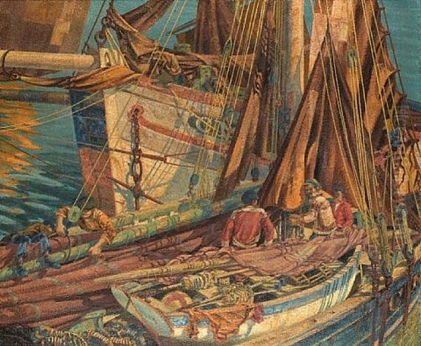 Breton Crabbers, Newlyn - view 1