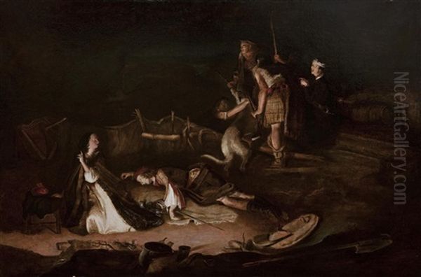 Prince Charles Edward Stuart And Flora Macdonald, In Hiding After Culloden - view 1