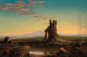 Landscape With Ruin by Robert Scott Duncanson