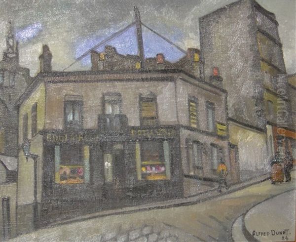 Montmartre, La Rue Drevet - view 1