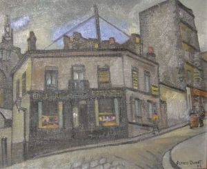 Montmartre, La Rue Drevet by Alfred Dunet