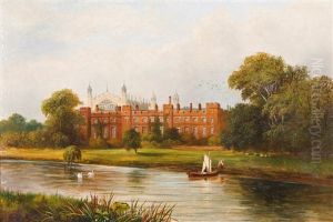 Eton From The Thames by Albert Dunington