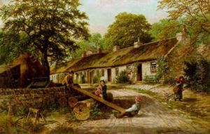 See-saw, The Old Cottage Homes, Lamlash, Arran by Albert Dunington