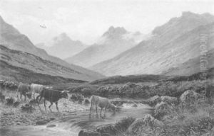 Glen Sannox, Isle Of Arran by Albert Dunington