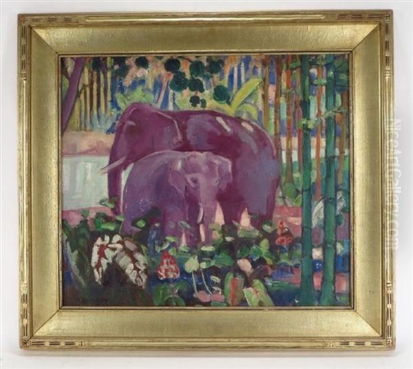 Indian Elephants - view 1