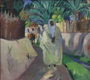 The Oasis - North Africa by Helena Adele Dunlap