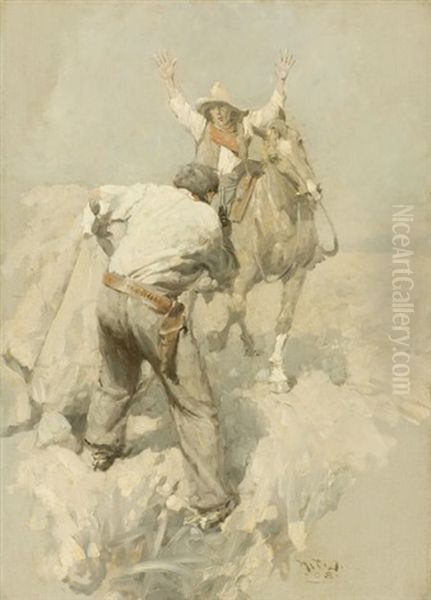 The Pony Express Rider And Road-agent - view 1