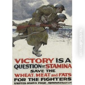 Victory Is A Question Of Stamina by Harvey Dunn