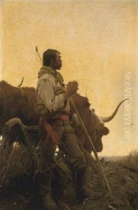 Plowman by Harvey Dunn