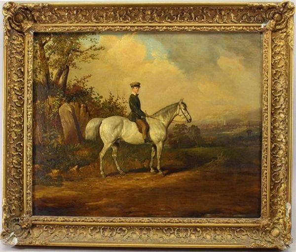 A Boy On A Dappled Gray - view 1