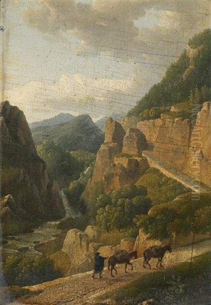 Paysage De La Vallee Alpine - view 1