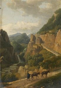 Paysage De La Vallee Alpine