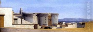 Vue De Naples by Alexandre Hyacinthe Dunouy