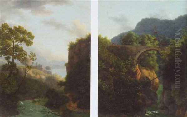 Mountainous Wooded Landscape - view 1