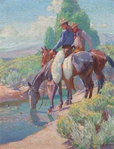 Watering The Horses by William Herbert Dunton