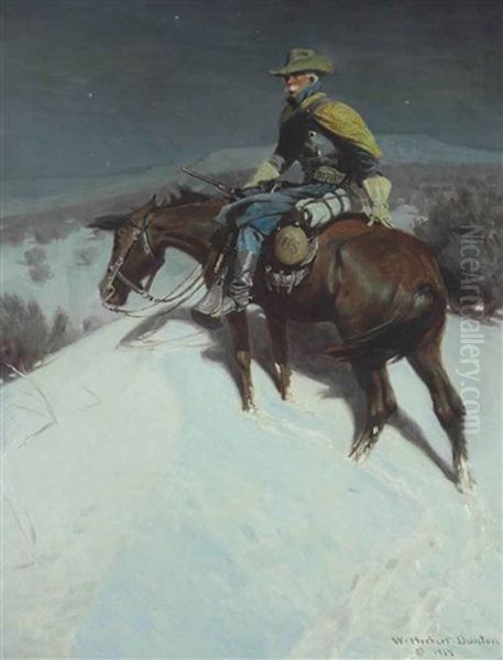 The Vidette--custer Trooper - view 1