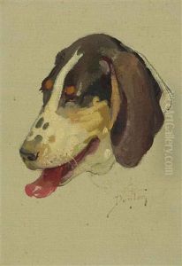 Dog (study) by William Herbert Dunton