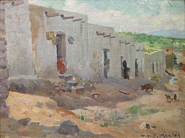 Old Street In Mexico - view 1