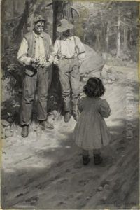 Fly Away Flittermouse, I'll Reckon She's Lost Jeff (harper's Monthly Illus.)