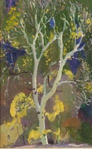Decorative Landscape, Aspen No. 3 by William Herbert Dunton
