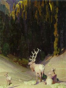 Elk by William Herbert Dunton