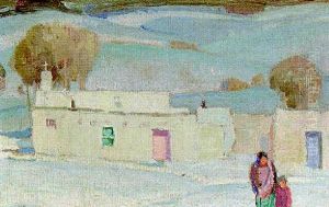 Winter Morning After The Storm, Taos by William Herbert Dunton