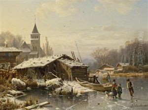 Wintertag by Johannes Bartolomaus Duntze
