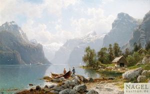 Fjordlandschaft by Johannes Bartolomaus Duntze