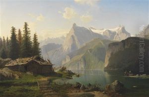 Am Vierwaldstattersee by Johannes Bartolomaus Duntze