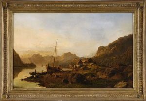 Fjordlandschaft Im Spatsommer