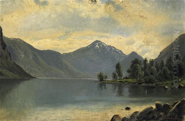 Schweizer Bergsee. Studie - view 1