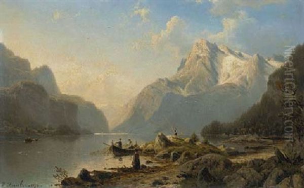Fishing In The Fjord - view 1