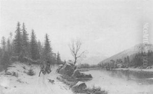 Die Schlittenfahrt by Johannes Bartolomaus Duntze