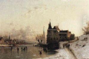Winternachtmittag, Motiv Von Der Mosel