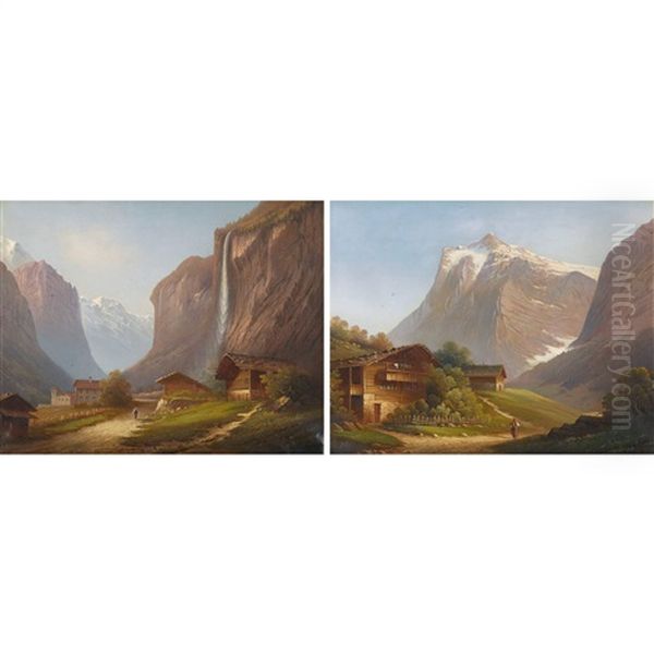 Ansichten Vom Berner Oberland. Gegenstucke - view 1