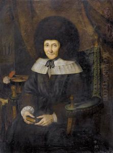 Portrat Der Johanna Von Bonstetten, Geb. Manuel (1589-?) by Johann Duenz