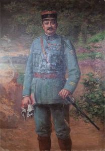 Portrait Of A Military Gentleman by Edmond Louis Dupain