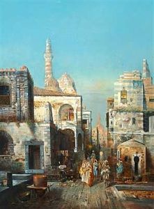 Orientalske Scenerier (pair) Orientalske Scenerier (pair)