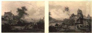 Campement Militaire Pres Du Village Au Bord D'un Cours D'eau