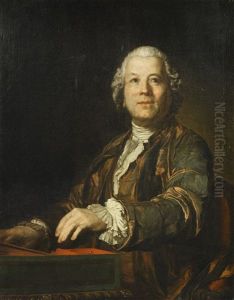 Portrait Of The Composer Christoph Willibald Gluck by Joseph-Siffred Duplessis